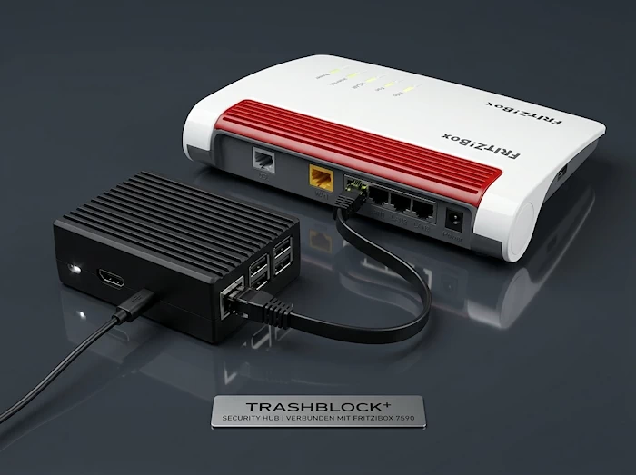 TrashBlock+ am Router